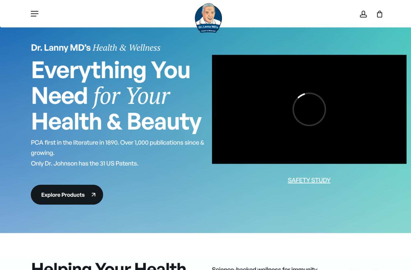 Dr Lanny Health website preview